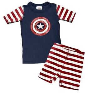 Hannah Andersson Captain America Pajamas Sz. 5
